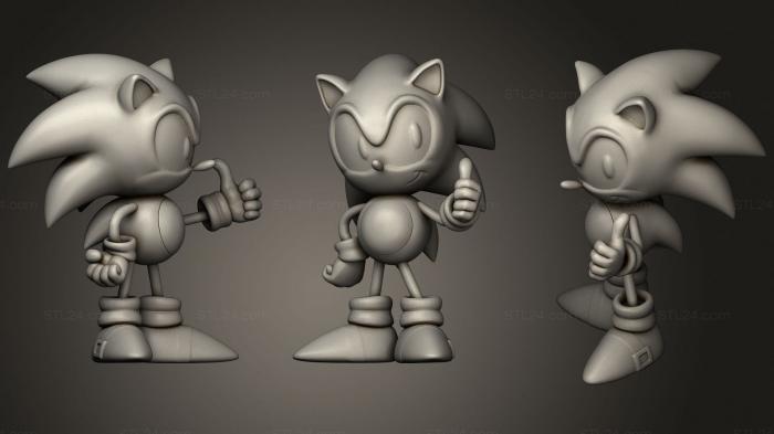 Anime (Sonic, ANIME_0363) 3D models for cnc